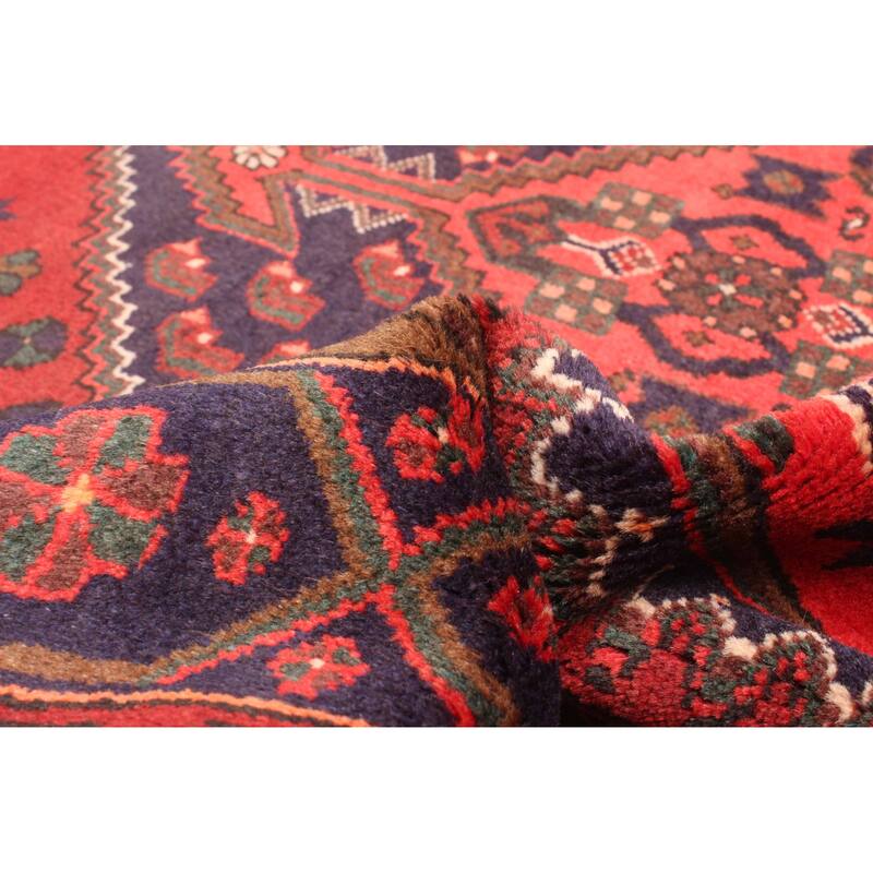 ECARPETGALLERY Hand-knotted Andelz Dark Navy Wool Rug - 4'2 x 6'6