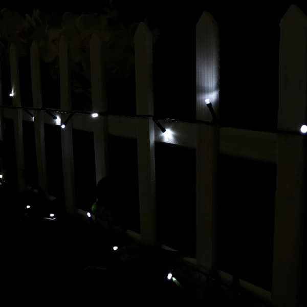 Shop Sunnydaze Solar Powered Garden Patio String Lights Multiple
