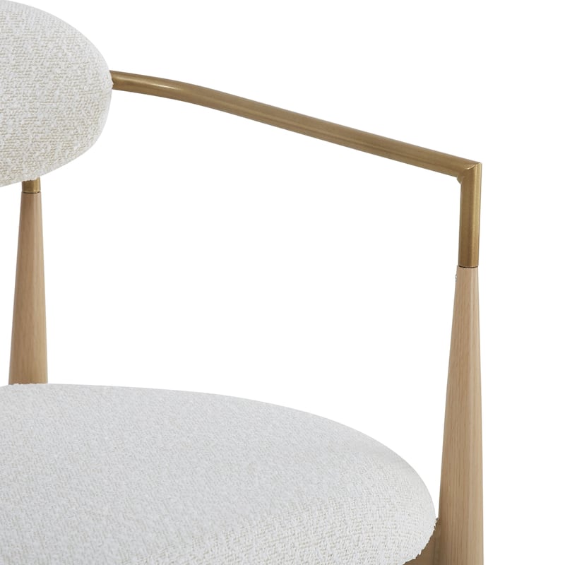 Fabric Upholstered Bar Stools Set of 2, Counter Height Bar Stools, Kitchen Island Stools with Back & Iron Legs