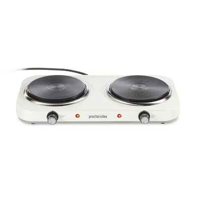 Proctor Silex Countertop Double Electric Burner