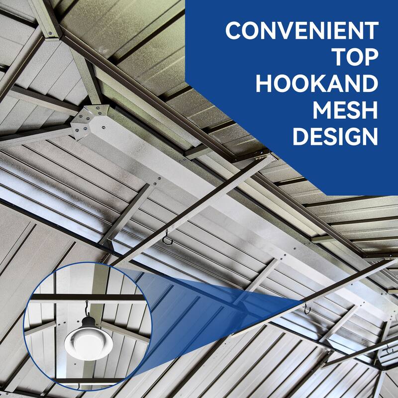 Outdoor Hardtop Canopy Gazebo