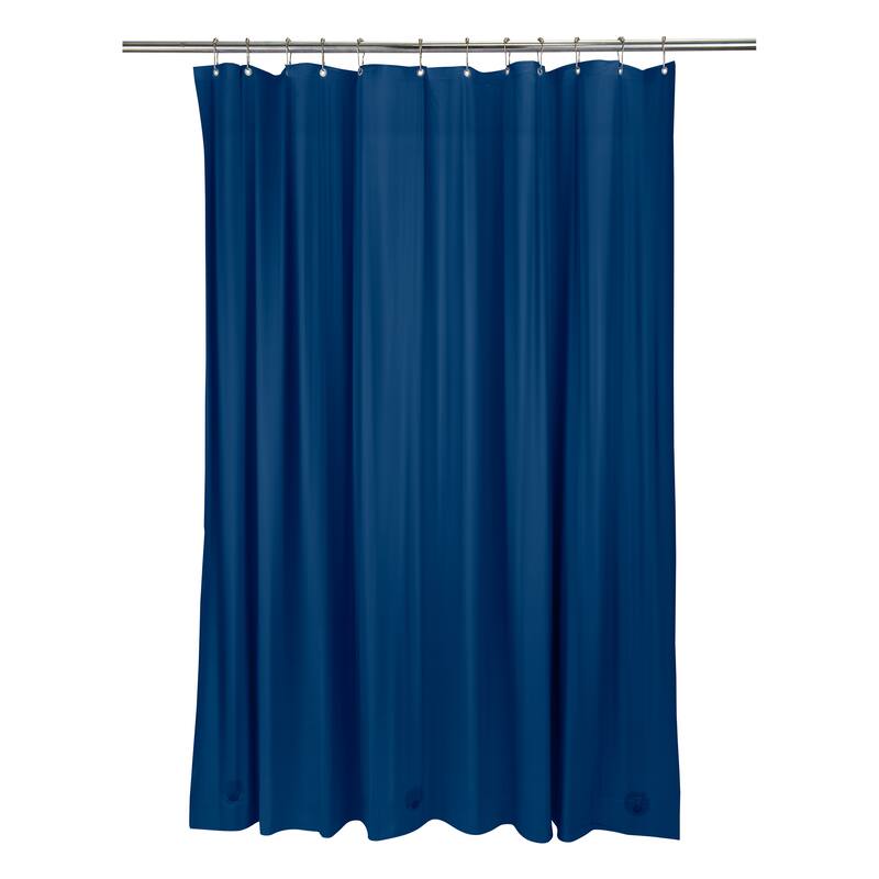 Bath Bliss Navy Heavy-weight Shower Liner