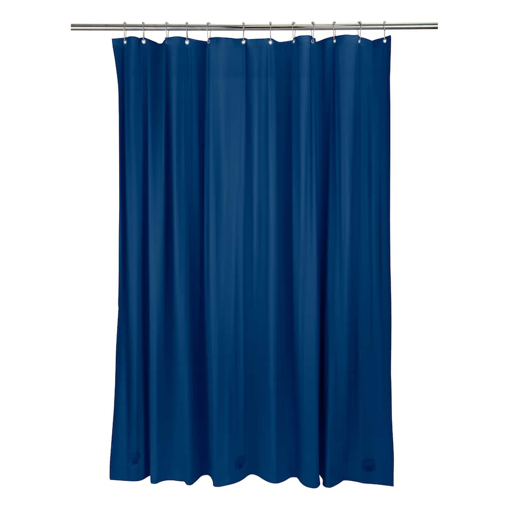 Bath Bliss Navy Heavy-weight Shower Liner