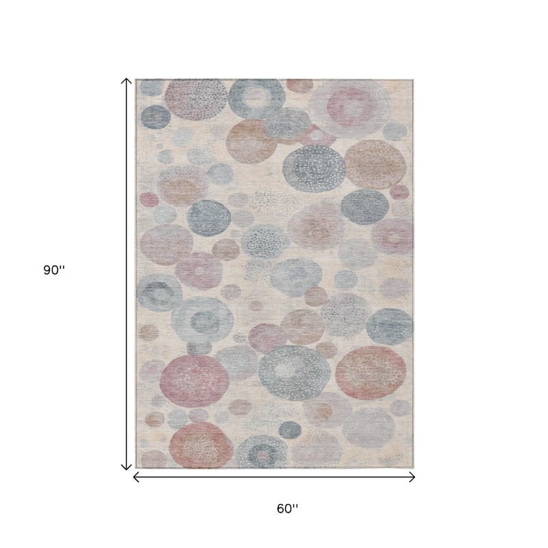HomeRoots Geometric Transitional Rectangle Outdoor Rug