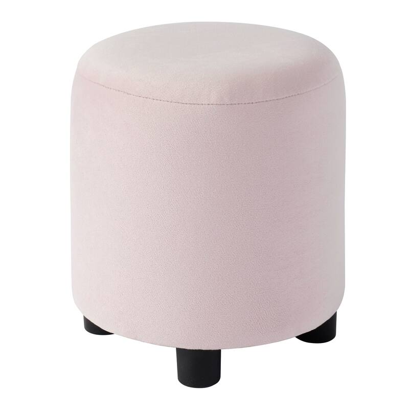 Full Size Upholstered Grounded Bed, Mother & Child Bed with Bedside Desk and Little Round Stool