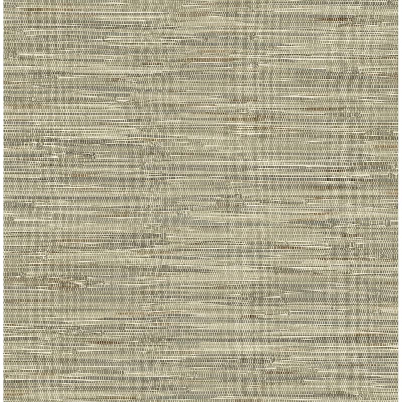 A-Street Prints Exhale Olive Woven Faux Grasscloth Wallpaper