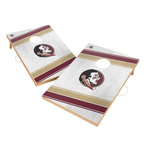 slide 2 of 5, Florida State University Seminoles FSU 2x4 Tailgate Cornhole Boards Include Carrying Case