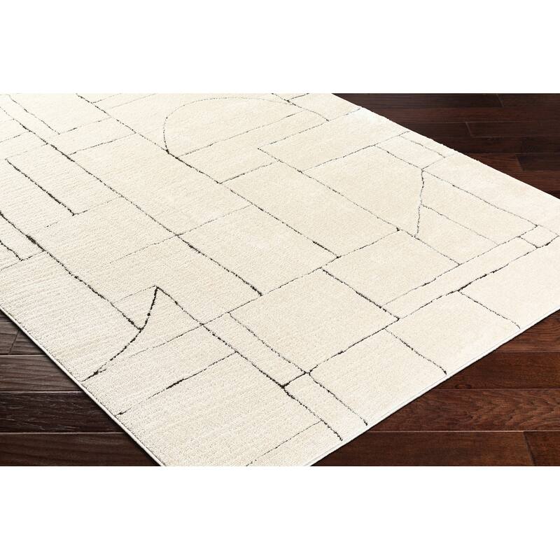 Livabliss Freud Modern Abstract Lines Area Rug