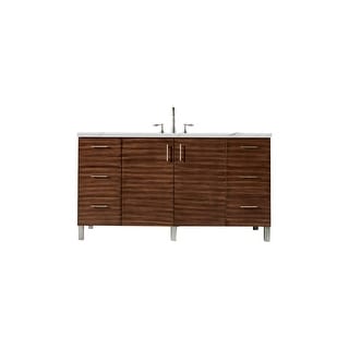 James Martin Vanities Metropolitan 60" Single Vanity, American Walnut
