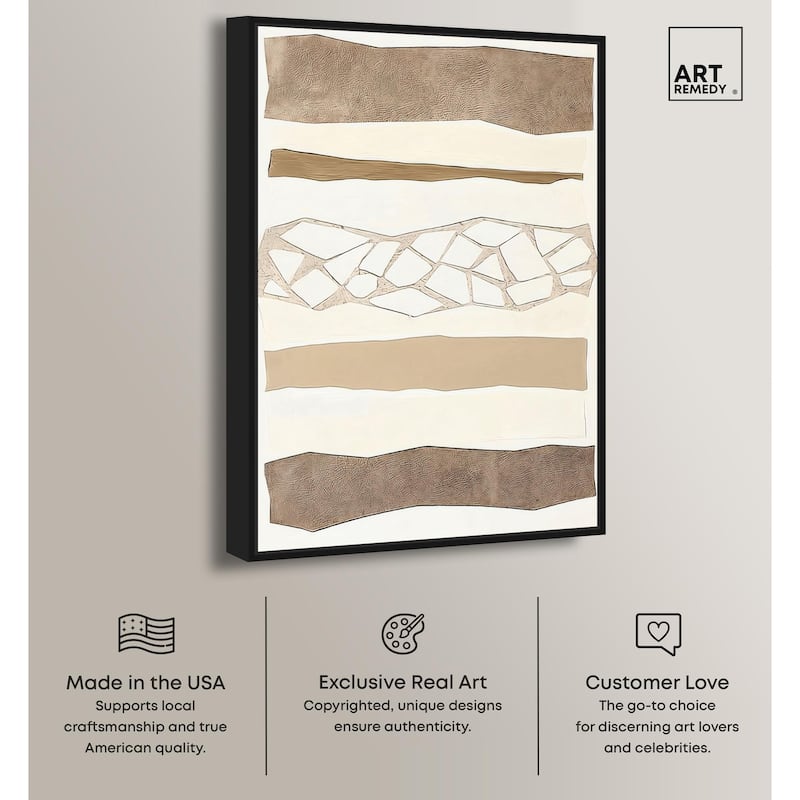 Relief Rifts I Canvas by Art Remedy