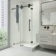 preview thumbnail 61 of 97, VIGO Winslow Frameless Sliding Shower Enclosure
