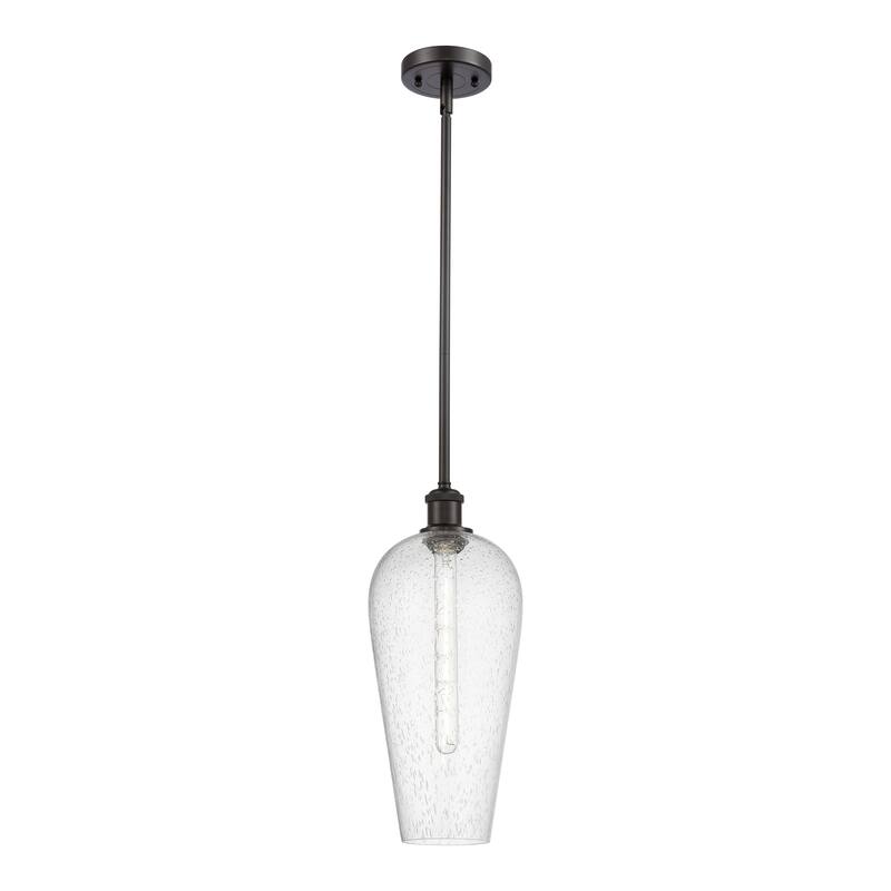 Innovations Lighting Endless Possibilities Ballston - Chelsea - 1 Light 8" Stem Hung Mini Pendant - Oil Rubbed Bronze/Seedy