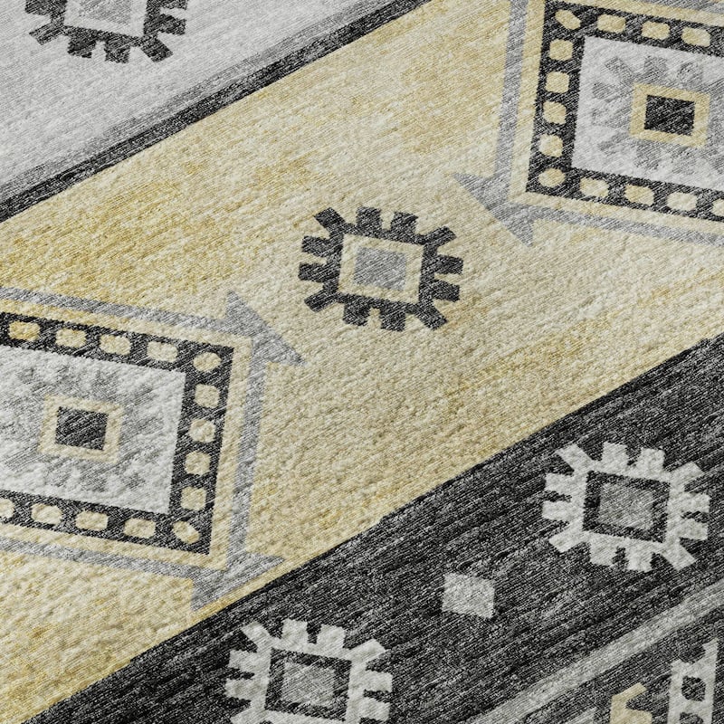 Premium Washable Super Soft Tribal Boho Mayfield Rug