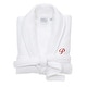 preview thumbnail 10 of 27, Authentic Hotel and Spa White Unisex Turkish Cotton Waffle Weave Terry Bath Robe with Red Script Monogram L/XL - P
