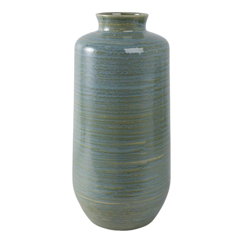 Decorative Vase - Green Ceramic Minimalist