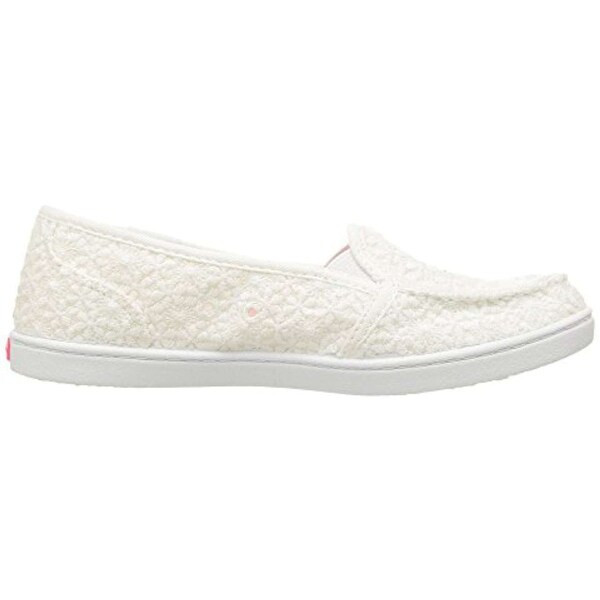 white roxy slip ons