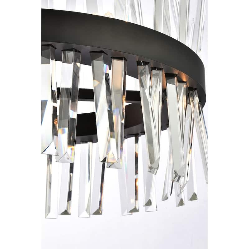 Indigo Home 20 inch crystal round pendant light