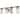 Lavery Bridlewood Stone Grey/Nickel & Seedy Glass 4 Light Bath Bar