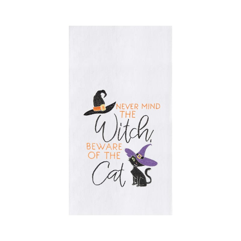 Beware of The Cat Flour Sack Kitchen Towel