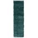 preview thumbnail 84 of 83, SAFAVIEH Fontana Shag Kimberlie Solid 2-inch Thick Rug 2'3" x 8' Runner - Dark Green - Runner
