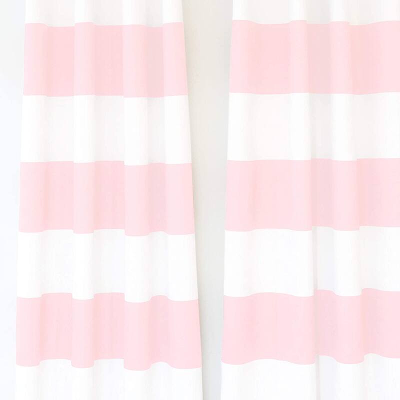 DriftAway Mia Stripe Room Darkening Curtain Panel Pair