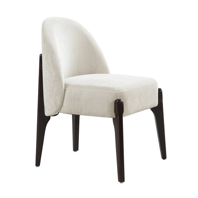 Oslo Chenille Wood Side Chair Set of 2