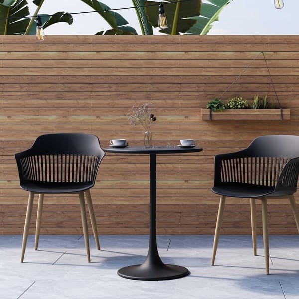 slide 2 of 28, Kurv 24" Bistro Table, Weather Resistant, Indoor/Outdoor