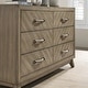 Roundhill Furniture Arena 3-Piece Contemporary Wood Bedroom Set: Queen Bed And 2 Nightstands In Anqitue Gray