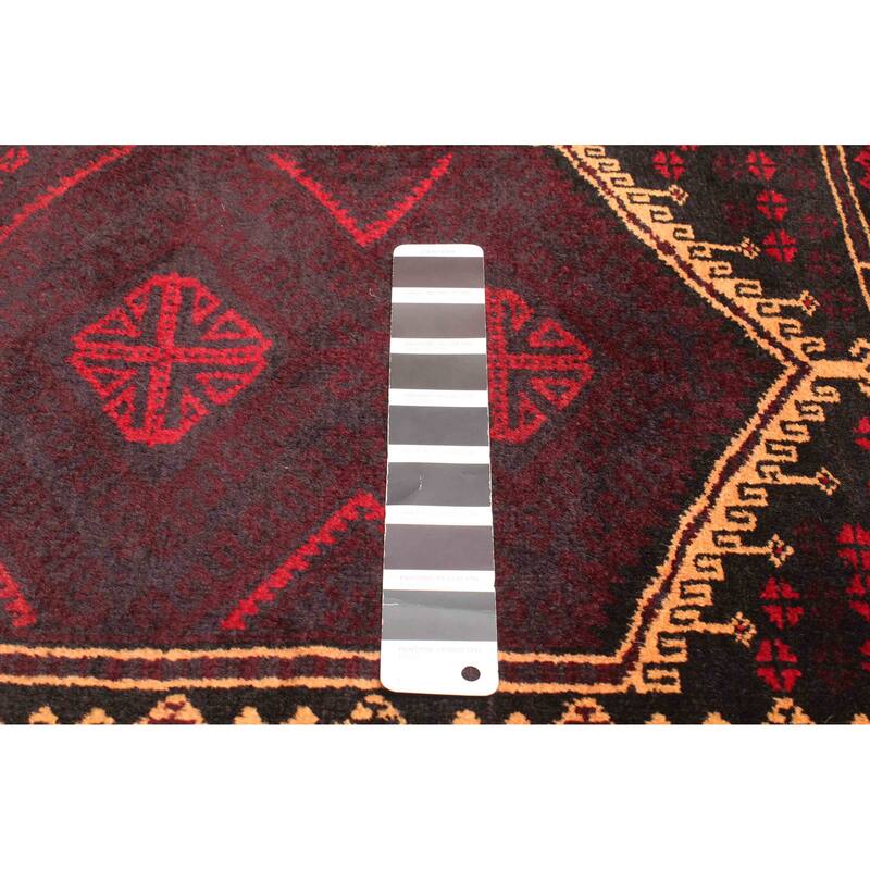 ECARPETGALLERY Hand-knotted Teimani Black Wool Rug - 3'1 x 4'11