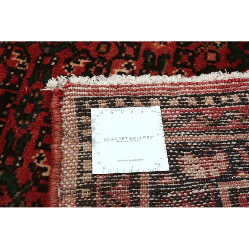 ECARPETGALLERY Hand-knotted Andelz Red Wool Rug - 3'0 x 12'10
