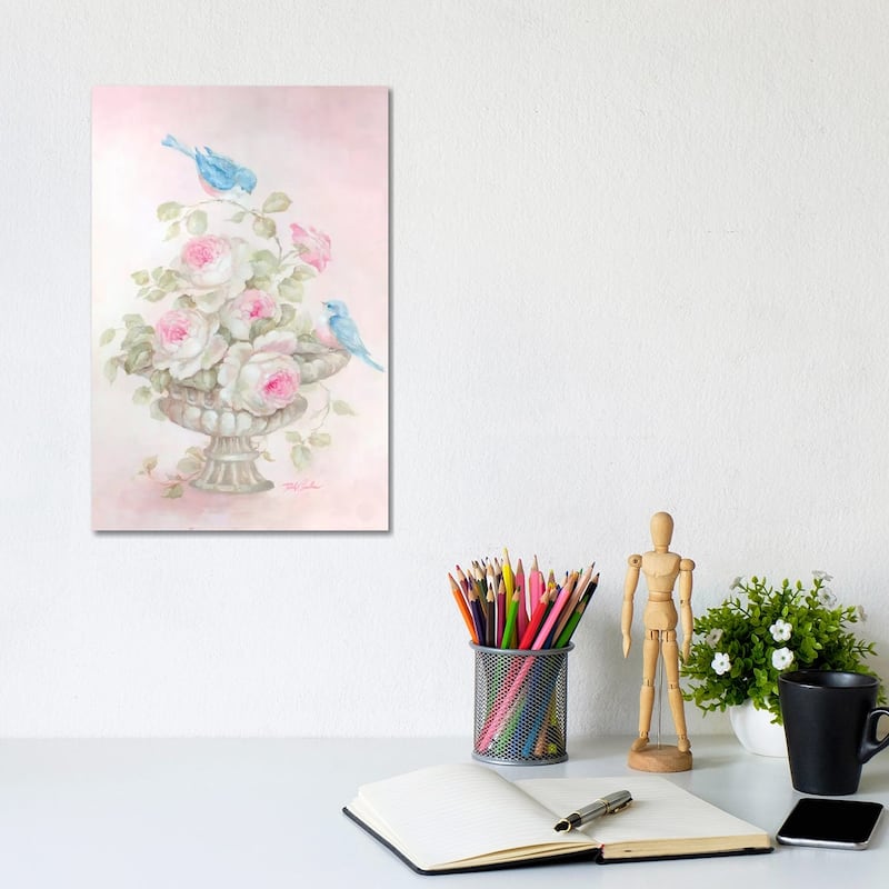 iCanvas "Sweet Rose Song" by Debi Coules Canvas Print - 12x8x0.75