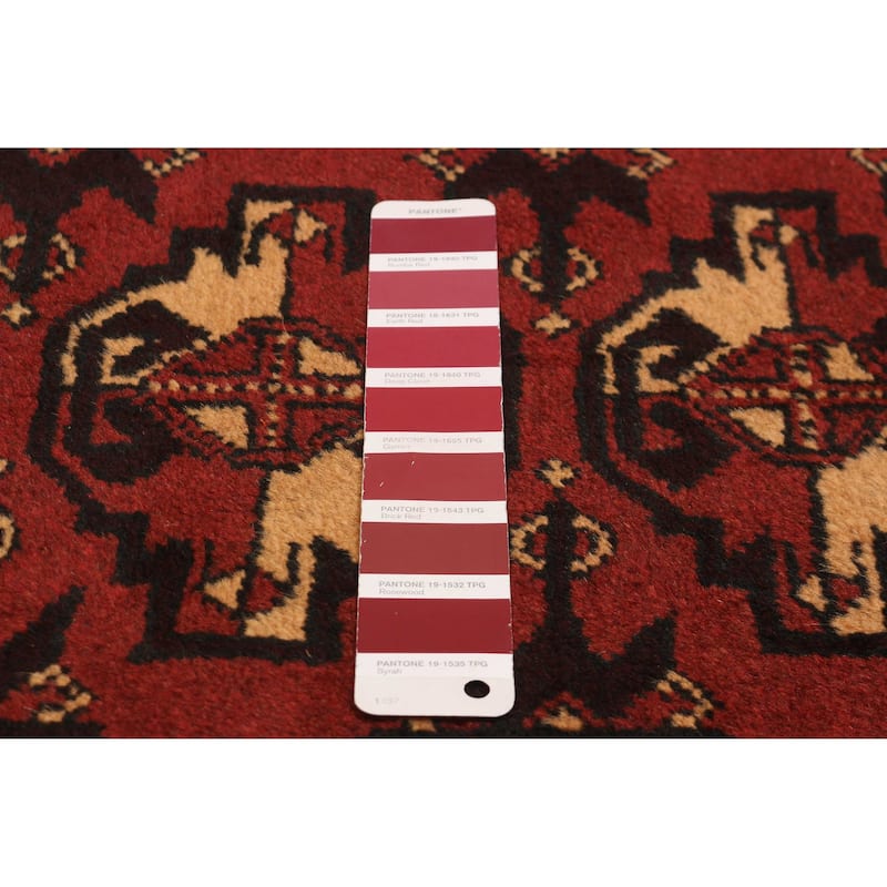 Teimani Red Rug 4'1" x 5'9" - 4'1 x 5'9