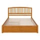 preview thumbnail 35 of 84, Richmond Solid Wood Platform Bed with Footboard & Twin XL Trundle