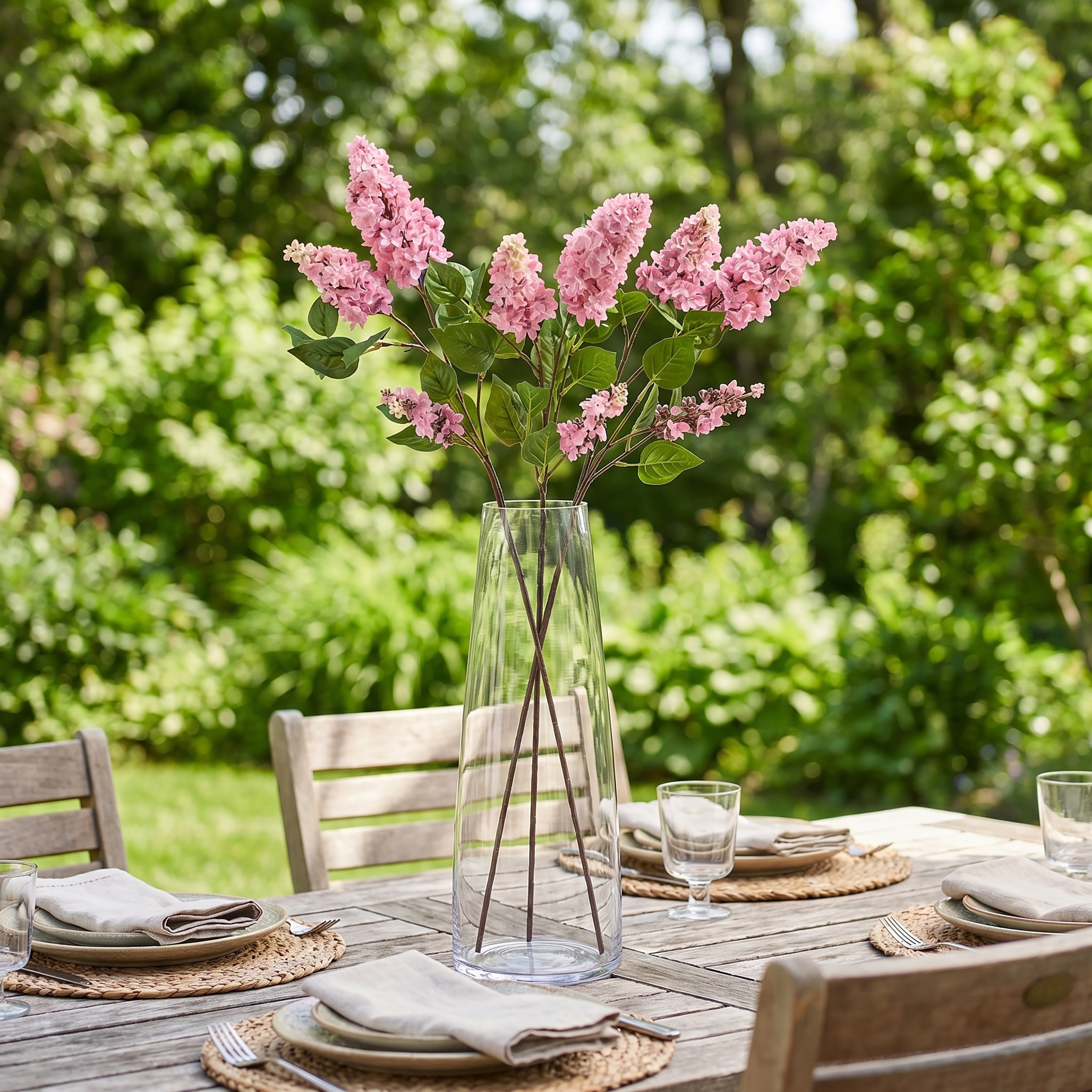 40" Uv Spring Lilac Spray Set of 3