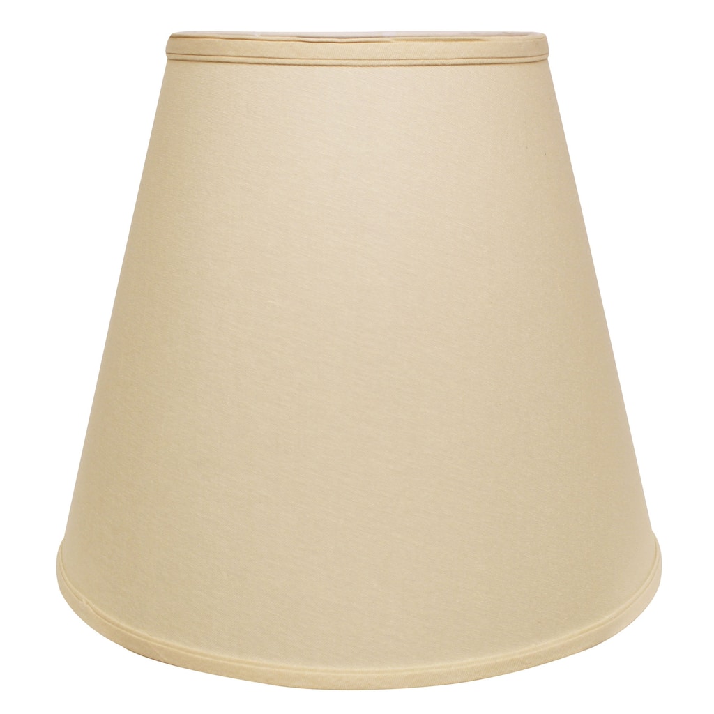 Extra Deep Hardback Lampshade with Washer Fitter, Beige