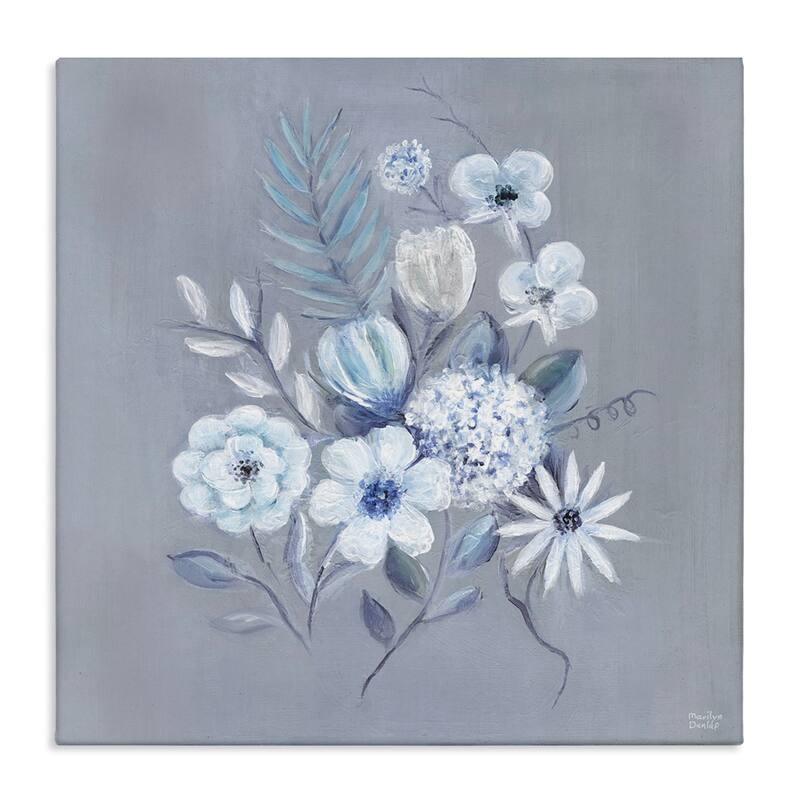Stupell Mixed Flower Bundle Canvas Wall Art Design By Marilyn Dunlap - 17 x 17