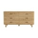 preview thumbnail 11 of 14, Manhattan Comfort Solara 68" Solid Wood Dresser (6-Drawer)