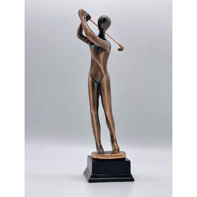 Abstract Golfer 10"