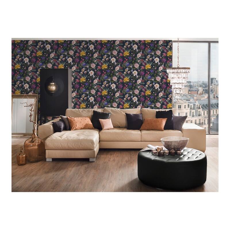 AS Creation Aviva Multicolor English Garden Wallpaper - 20.9 x 396 x 0.025