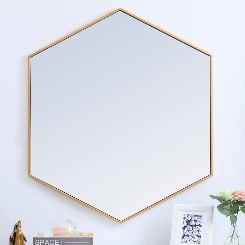 Elegant Lighting MR4541 Decker 41" W x 35" H Contemporary Geometric