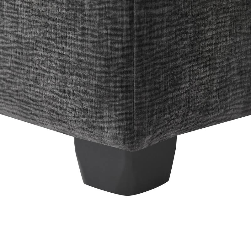 31.5*30" Left Seat Module for Modular Sofa, Dark Gray, Flexible, Pure Foam Cushion