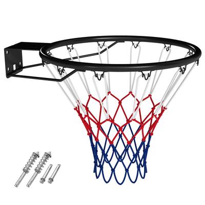 Costway 18" Basketball Rim with Double Springs & All Weather Net for - See Details