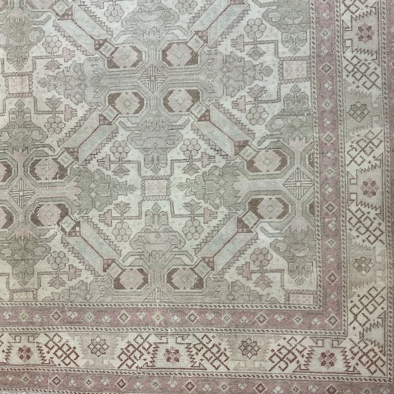 HERAT ORIENTAL Handmade Turkish Oushak Wool Rug - 6'4" x 9'6"