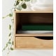 preview thumbnail 9 of 44, Kate and Laurel Hutton Floating Wall Shelf with Drawer - 12.5x10x7