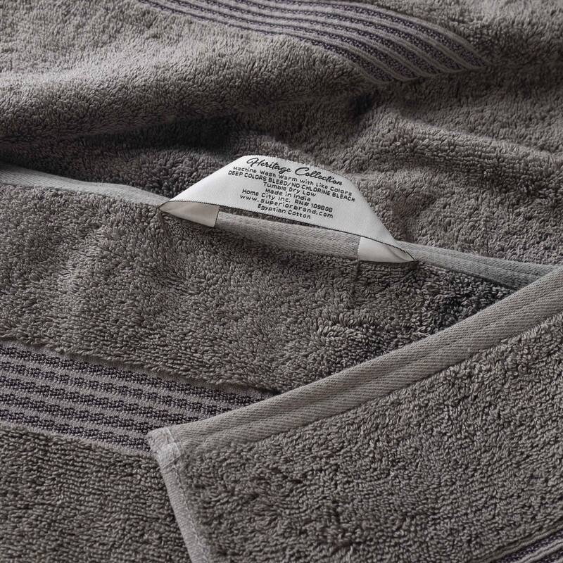 Superior Heritage Egyptian Cotton Absorbent 6-Piece Towel Set