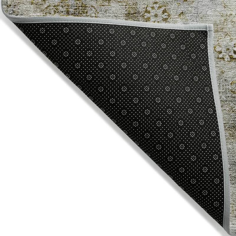 Machine Washable Indoor/ Outdoor Chantille Vintage Traditional Rug