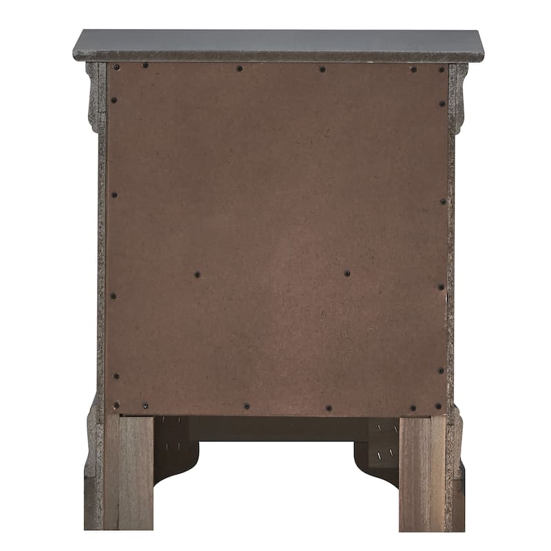 Bedroom Cabinet Bedside Table with Two Spacious Drawers Storage Nightstand for Bedroom