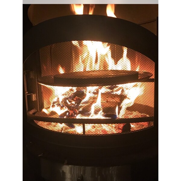 Top Product Reviews For Mercatus Fireplace And Barbeque In Steel 20966471 Overstock