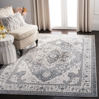 SAFAVIEH Isabella Vergilia Traditional Oriental Rug - Grey/Cream - 5' 3" x 7' 6"
