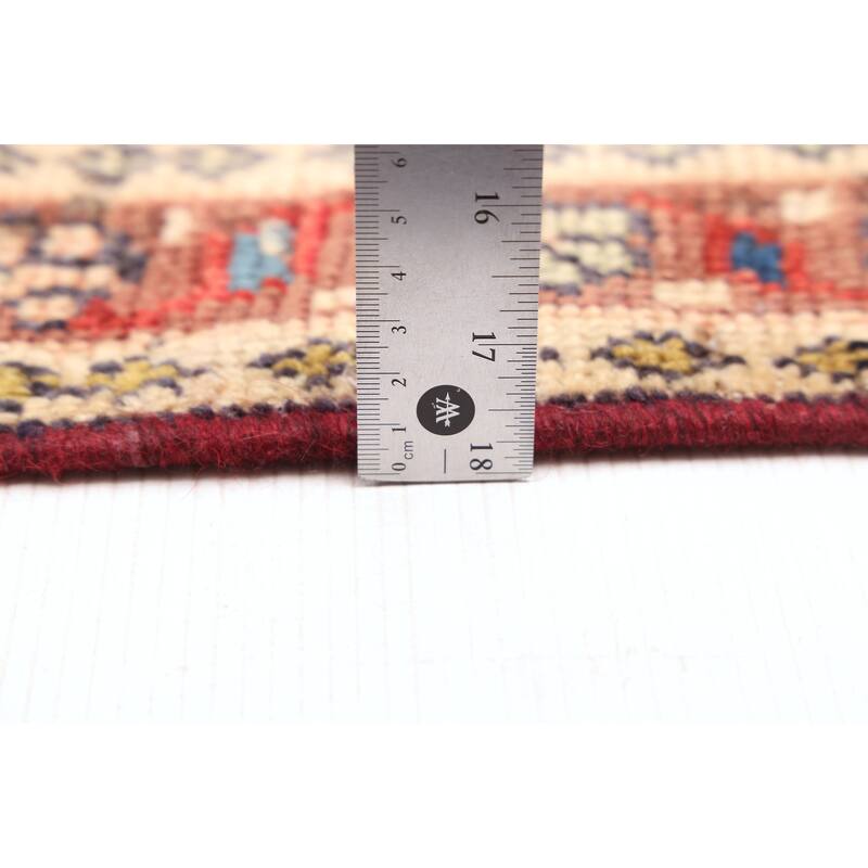 ECARPETGALLERY Hand-knotted Andelz Light Red Wool Rug - 3'8 x 7'1